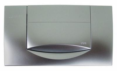Geberit 200F bedieningspaneel mat chroom voor Geberit Twinline inbouwreservoir (UP130)