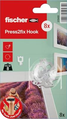 Fischer 570491 Press2fix haak 8 stuk(s) Fischer 570491 Press2fix haak 8 stuk(s)