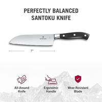 Victorinox 7.7303.17G Santoku mes Zwart - thumbnail