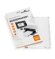 Durable Badgemaker insteekkaartjes ft 54 x 90 mm (voor badges 8004, 8012, 8101, 8111, 8117, 8604 en 86... - thumbnail