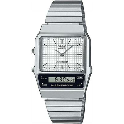 Unisex horloge Casio VINTAGE EDGY COLLECTION Zilverkleurig (Ø 40 mm)