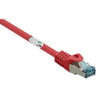 Renkforce RF-5044050 RJ45 Netwerkkabel, patchkabel CAT 6A S/FTP 0.50 m Rood Vlambestendig 1 stuk(s) - thumbnail
