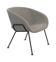 Zuiver Fauteuil 'Feston' Stof, kleur Grijs - thumbnail