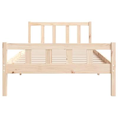 Bedframe massief hout 100x200 cm