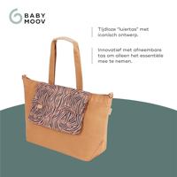 Tote bag BABYMOOV bruin, bedrukt - thumbnail