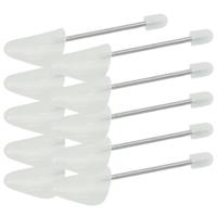 VidaXL Schoenspanners 5 paar eu 38-44 kunststof wit - thumbnail