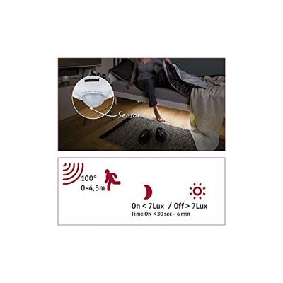 Paulmann Night Comfort 70955 LED-strip complete set met bewegingsmelder Met connector (male) 12 V 1 m Warmwit 1 stuk(s)