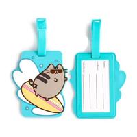 Pusheen de Kat Zomer Surfer PVC Kofferlabel - thumbnail