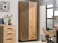 Kast LAVIDA 2 deuren 1 lade artisan eik - thumbnail