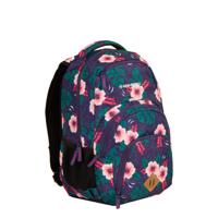 New Rebels ® BTS 3 schooltas met laptopvak flower print - thumbnail