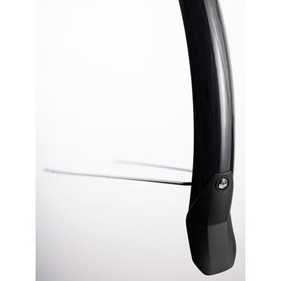 Eurofender lampo achterspartbord 58mm - 28 inch mat zwart