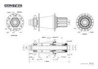 CONTEC achternaaf "m.core cl" ct cassette-hr-hub m.co re cl 32l.148mm boost ms - thumbnail