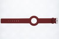 Horlogeband Jacob Jensen 273 Onderliggend Leder Rood 23mm - thumbnail