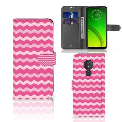 Motorola Moto G7 Power | Telefoon Hoesje | Waves Pink