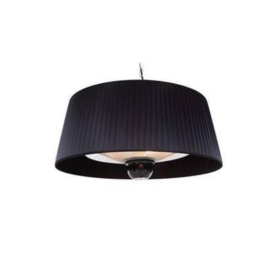 Artix 1800 watt hangende terrasverwarmer zwart
