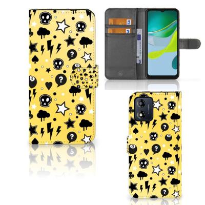 Telefoonhoesje met Naam Motorola Moto E13 4G Punk Geel Telefoonhoesje met Naam Motorola Moto E13 4G Punk Geel