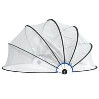 VidaXL Zwembadoverkapping rond 376x188 cm pvc - thumbnail