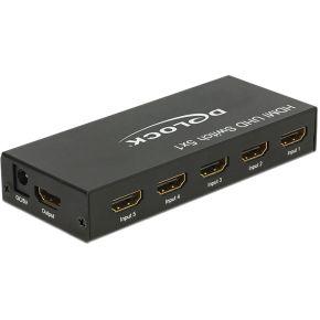 Delock 18685 HDMI UHD-schakelaar 5 x HDMI in > 1 x HDMI uit 4K