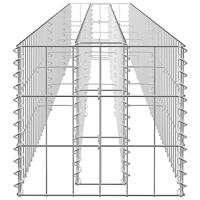 Gabion plantenbak verhoogd 270x30x30 cm gegalvaniseerd staal - thumbnail