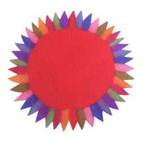 Placemat Zonnebloem Rood - thumbnail