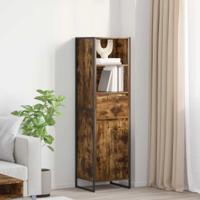 Boekenkast met lade Rook Eik 43 x 36 x 150.5 cm Bewerkt hout - thumbnail