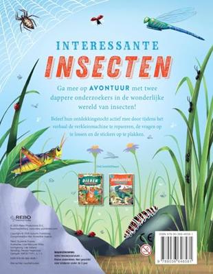 Rebo Publishers Interessante insecten-stickers