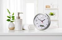 BRESSER MyTime Thermo-/Hygro Badkamerklok - wit - thumbnail