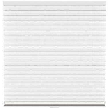 Fenstr plisségordijn Chicago dubbel 45mm lichtdoorlatend - off-white (10717) - Leen Bakker