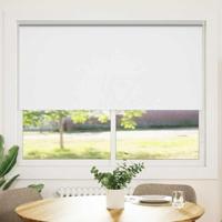 VidaXL Rolgordijn verduisterend 160 x 175 cm wit - thumbnail