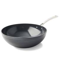 BK Superior Ceramic Wokpan 30 cm Zwart - thumbnail
