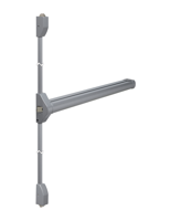 Lips FLBT101M Paniekopener Freedom Line model T | met duwbalk | 2 - 3 sluitpunten met nachtschootblokkering | 1160mm kleur zilvergrijs/zilvergrijs. - - thumbnail