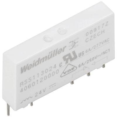 Weidmüller RSS113024F Steekrelais 24 V/DC 6 A 1x wisselcontact 18 stuk(s)