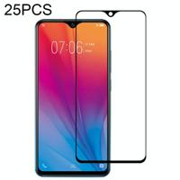 Voor Vivo Y91i (India) / Y91C 25 PCS Full Glue Full Screen Gehard glas film - thumbnail