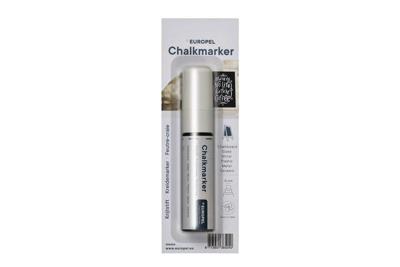 Krijtstift europel 15mm wit blister