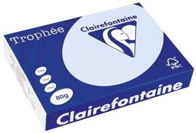 Clairefontaine Trophée gekleurd papier, A4, 80 g, 500 vel, azuurblauw