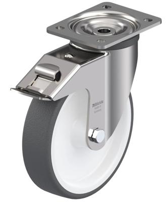 Blickle LKX-POTH 200G-FI Zwenkwiel met rem Wieldiameter: 200 mm Draagvermogen (max.): 800 kg 1 stuk(s)