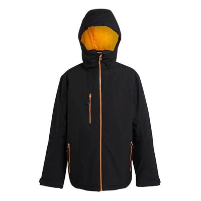 Ragetta RG253 Navigate Waterproof Insulated Jacket - Black/Orange Pop - 3XL