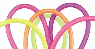 Modelleerballonnen Kleurenmix Neon - 100 stuks