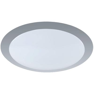 LED Plafondlamp - Plafondverlichting - Trion Ginzon - 12W - Warm Wit 3000K - Dimbaar - Rond - Mat Titaan - Aluminium