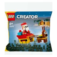 LEGO creator - sledetocht van de kerstman constructiespeelgoed (30670) - thumbnail