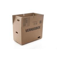 Verhuisdoos iezzy 370x650x350 dubbelgolf bruin 7mm | 5 stuks - thumbnail
