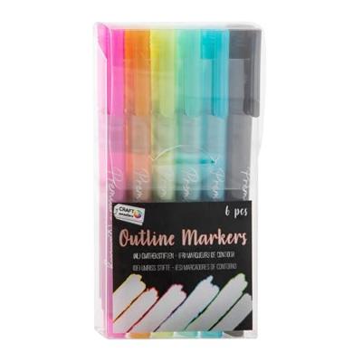 Creative Craft Group Outline markers - 6st.