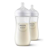 Set van 2 flesjes 330 ml Philips AVENT Natural Response doorzichtig - thumbnail