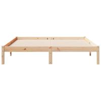 Bedframe extra lang zonder matras massief grenenhout 140x220 cm - thumbnail
