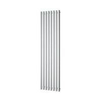 Plieger Designradiator Trento 1086 Watt Middenaansluiting 180x47 cm Mat Zwart - thumbnail
