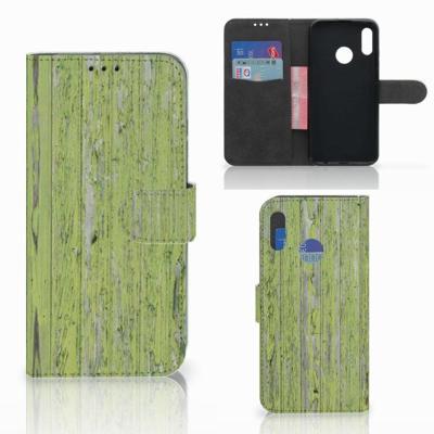 Honor 10 Lite | Book Style Case | Green Wood
