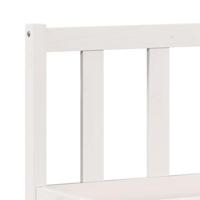 Bedframe extra lang zonder matras grenenhout wit 200x220 cm - thumbnail