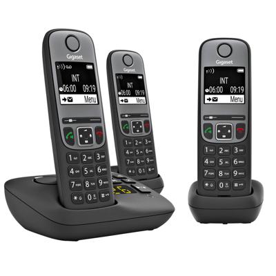 Gigaset A705A TRIO DECT Telefoon + Antwoordapparaat Zwart