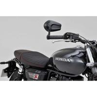 DAYTONA spiegel stuureinde "d-mirror-13". mirrors barend cave ov short sw e-mark - thumbnail