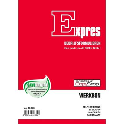 Sigel Expres werkbonblok, ft A5, Nederlands, dupli (50 x 2 vel) Sigel Expres werkbonblok, ft A5, Nederlands, dupli (50 x 2 vel)